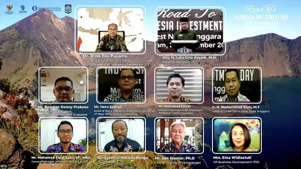 Nusa Tenggara Barat Unggulkan 8 Proyek Investasi dalam Road to